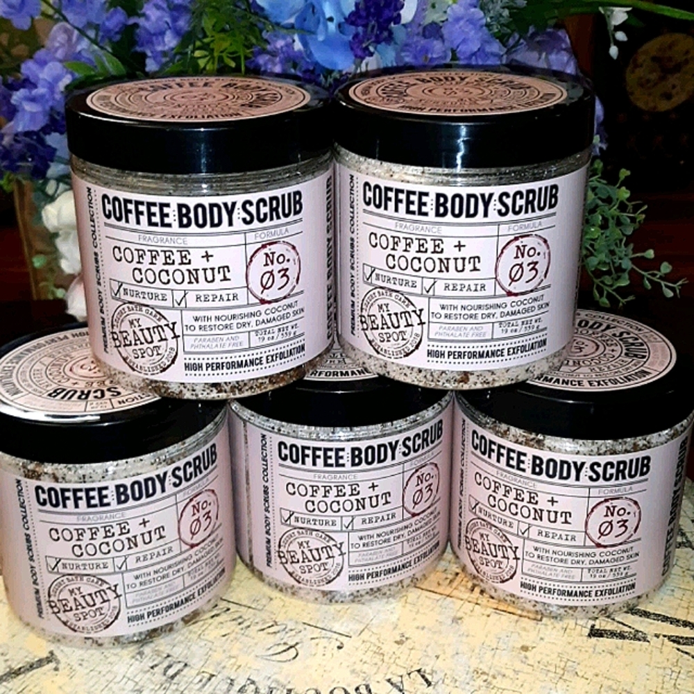 🆕️COFFEE & COCONUT☕🥥19 OZ BODY SCRUB☕🥥🦋 - Picture 10 of 14